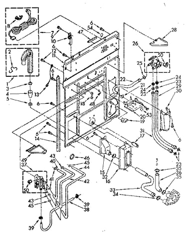 Rear panel parts