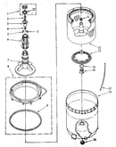 Agitator, basket and tub parts