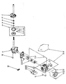 Brake, clutch, gearcase, motor and pump parts