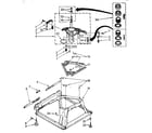 Kenmore 11082791110 machine base parts diagram