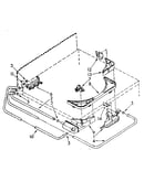Bleach, detergent and rinse dispenser parts