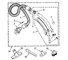 Kenmore 1162835080 hose and attachment parts diagram