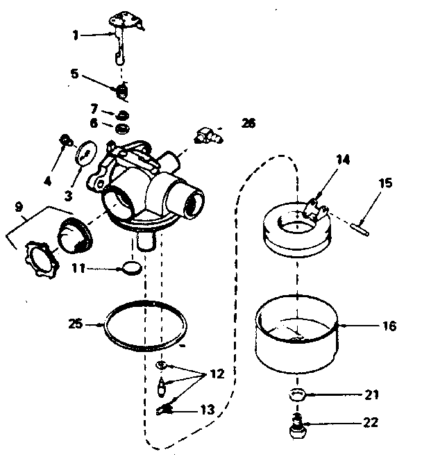 Carburetor no. 632387