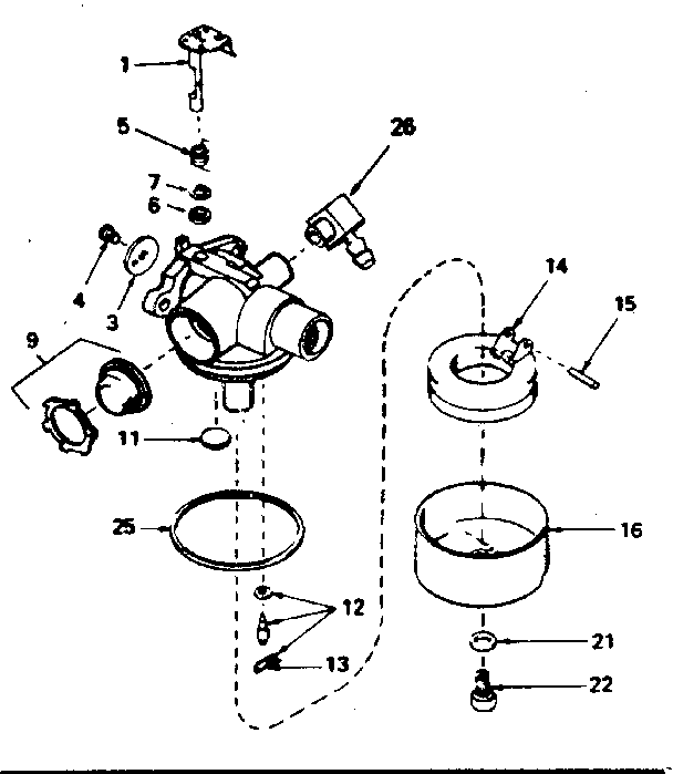 Carburetor no. 632389