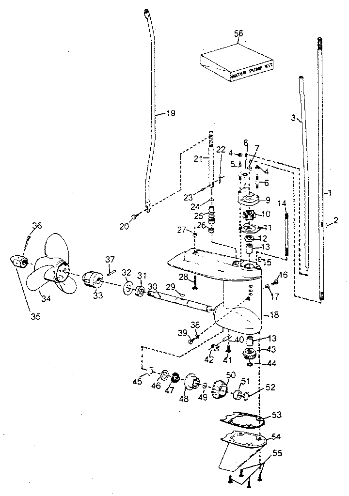 Gear housing assembly