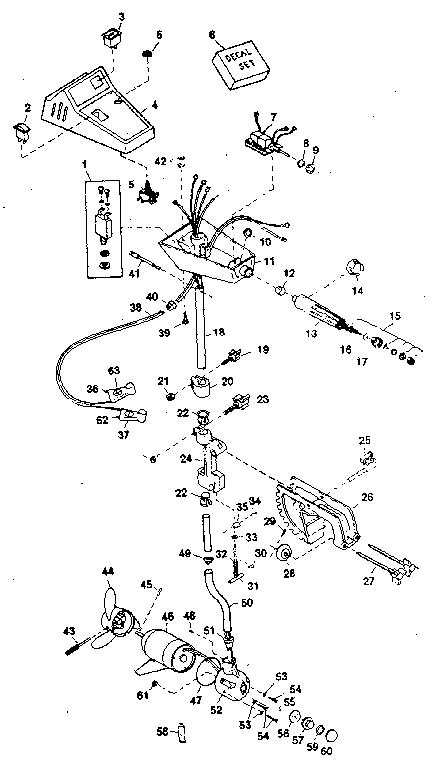 Fishing motor