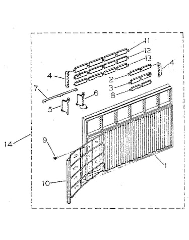 Cabinet and front panel parts