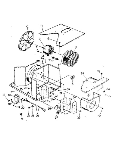 Electrical system and air handling parts