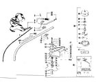 Craftsman 358798211 drive shaft and cutting head diagram
