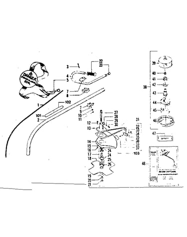 Drive shaft and cutting head