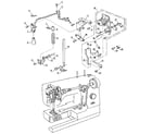Kenmore 3851284180 presser bar assembly diagram