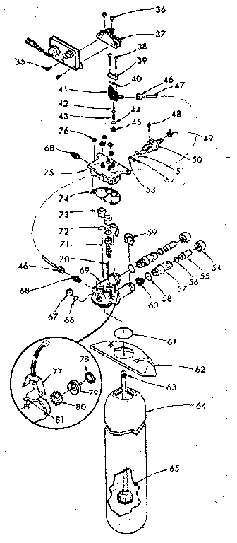 RESIN TANK, VALVING AND CONNECTING PARTS