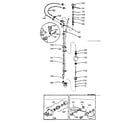 Kenmore 625340752 brine valve assembly and nozzle assembly diagram