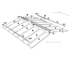 Sears 69668892 roof assembly diagram
