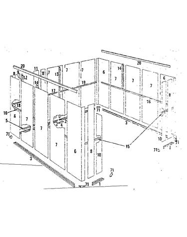 Floor frame and wall assembly