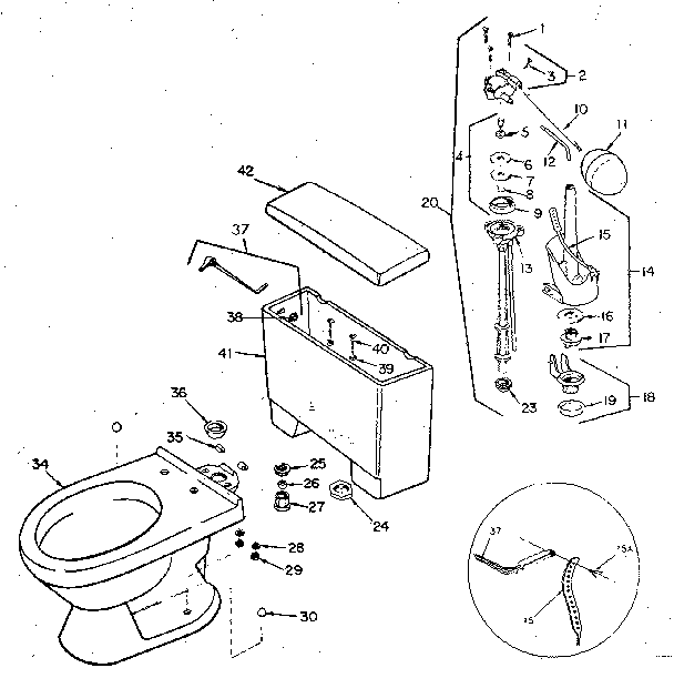 Liftstrap attachment to lever assembly