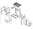 Kenmore 867713190 non-functional replacement parts diagram