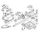 Craftsman 917374510 (1980'S MODEL) gear case no. 86617 diagram