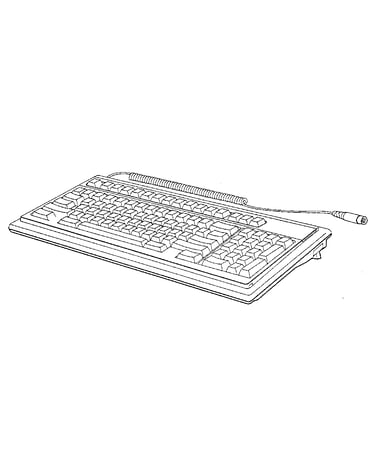 Figure 7-3. keyboard assembly.