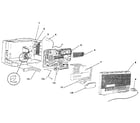 Compaq PORTABLE 386 figure 7-4. chassis-rear assembly (items 1-13). diagram