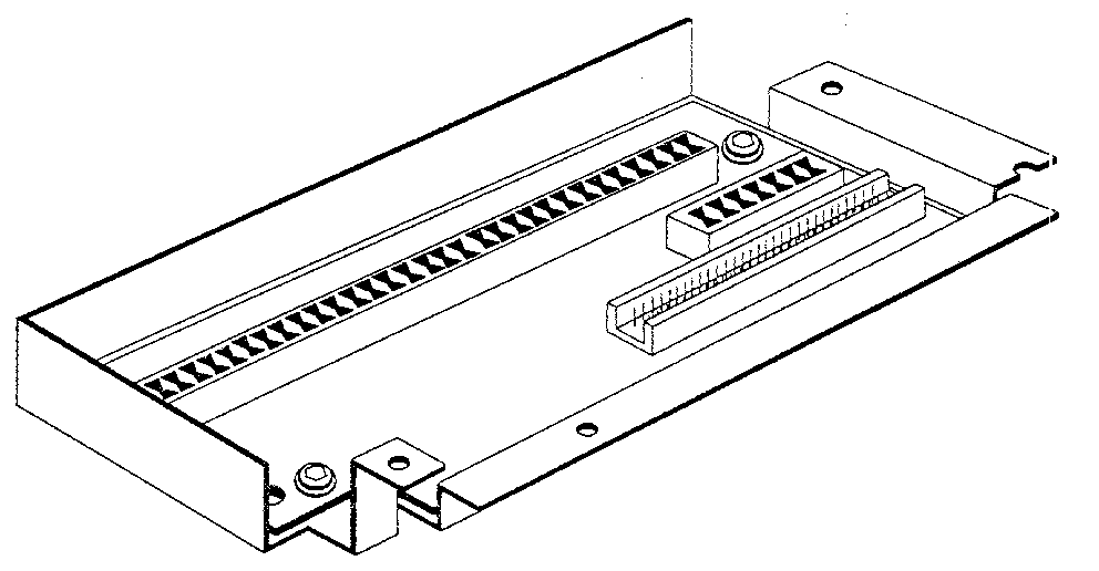 Figure 7-7. optional 32-bit memory/modem interface board.
