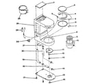Proctor Silex A623 replacement parts diagram