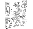 Briggs & Stratton 80200 TO 80299 (2922 - 2922) replacement parts diagram