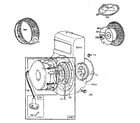 Briggs & Stratton 80200 TO 80299 (2922 - 2922) rewind starter assembly diagram