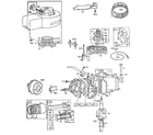Briggs & Stratton 92500 TO 92599 (3160-01 - 3160-01) replacement parts diagram