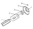 Yukon H-70-0-02 combustion chamber assembly diagram