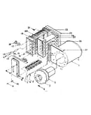 Combustion heat coil assembly