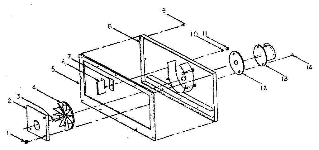 Front coil collector box door assembly
