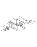 Front coil collector box door assembly
