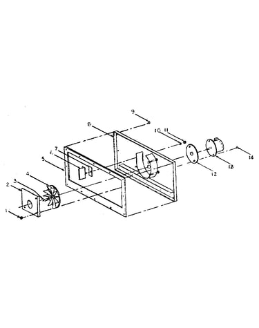 Front coil collector box door assembly