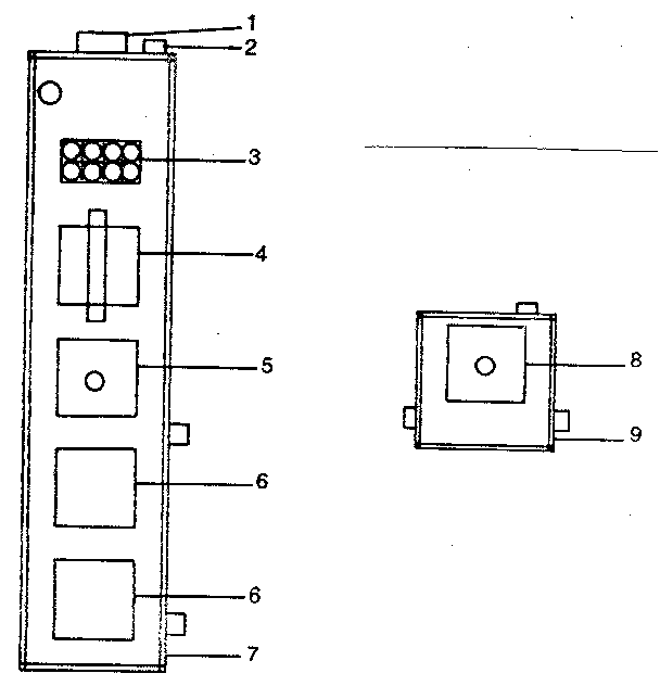 Electric control box assy.