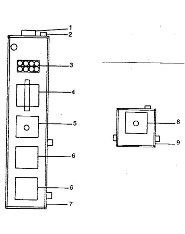 Electric control box assy.