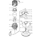 Toyostove SC-150 functional replacement parts diagram