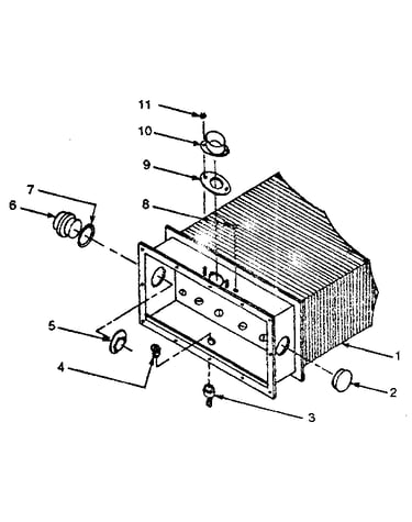 Front coil collector box assembly (rd10193 v)