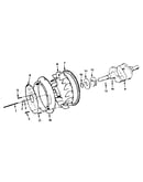 Crankshaft and flywheel