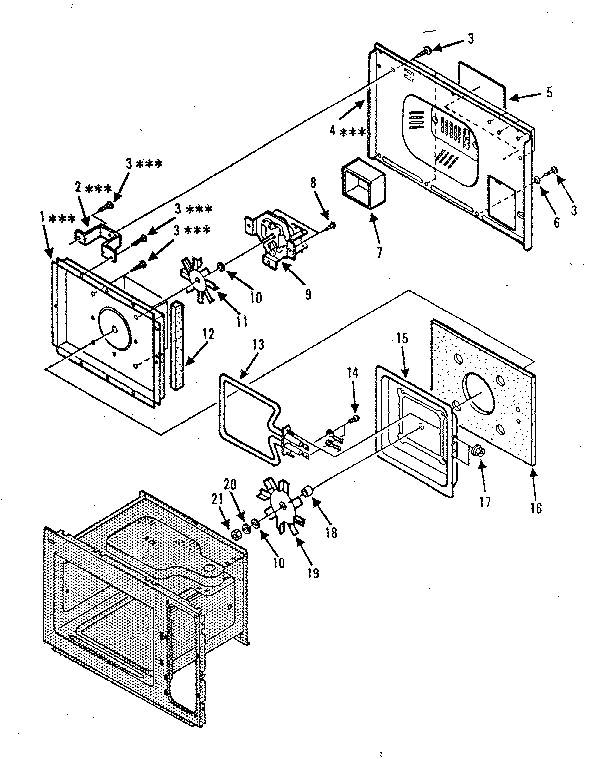 Cavity parts-b