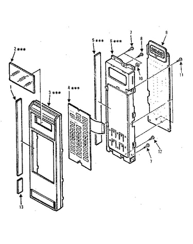 Control panel parts