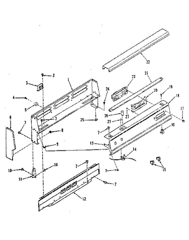 Backguard section