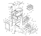 Kenmore 9117808710 lower body section diagram
