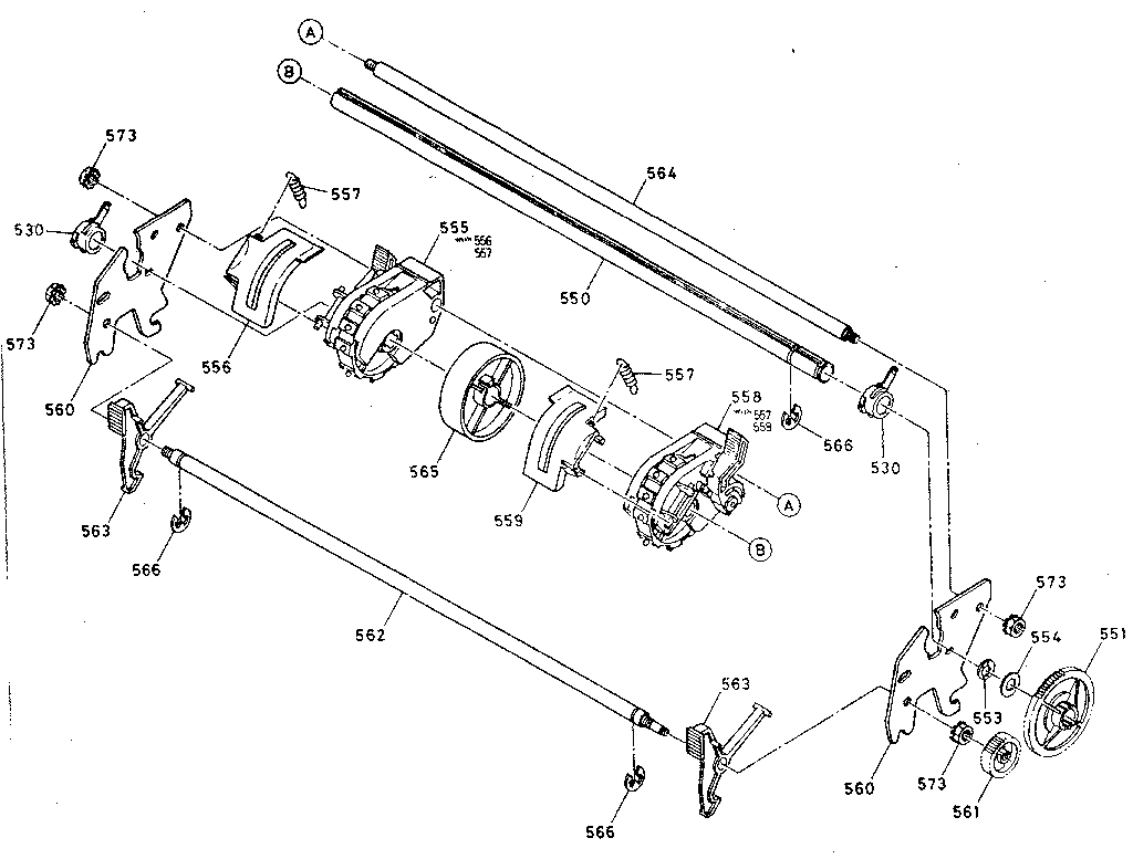 Paper guide assembly