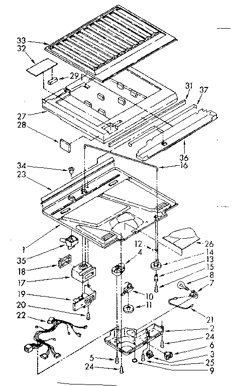 Compartment separator parts