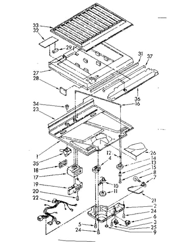 Compartment separator parts