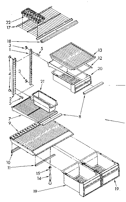 Shelf parts