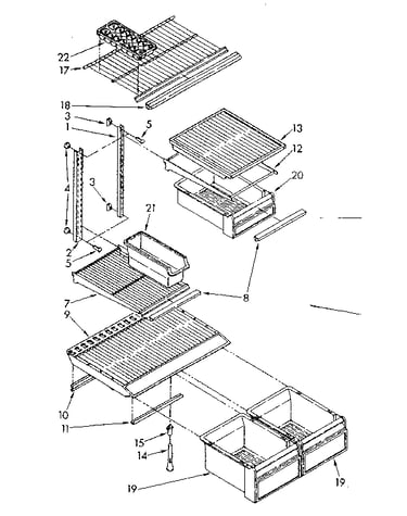 Shelf parts