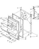 Refrigerator door