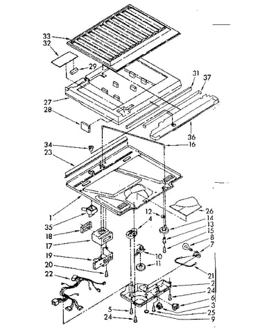 Compartment separator parts